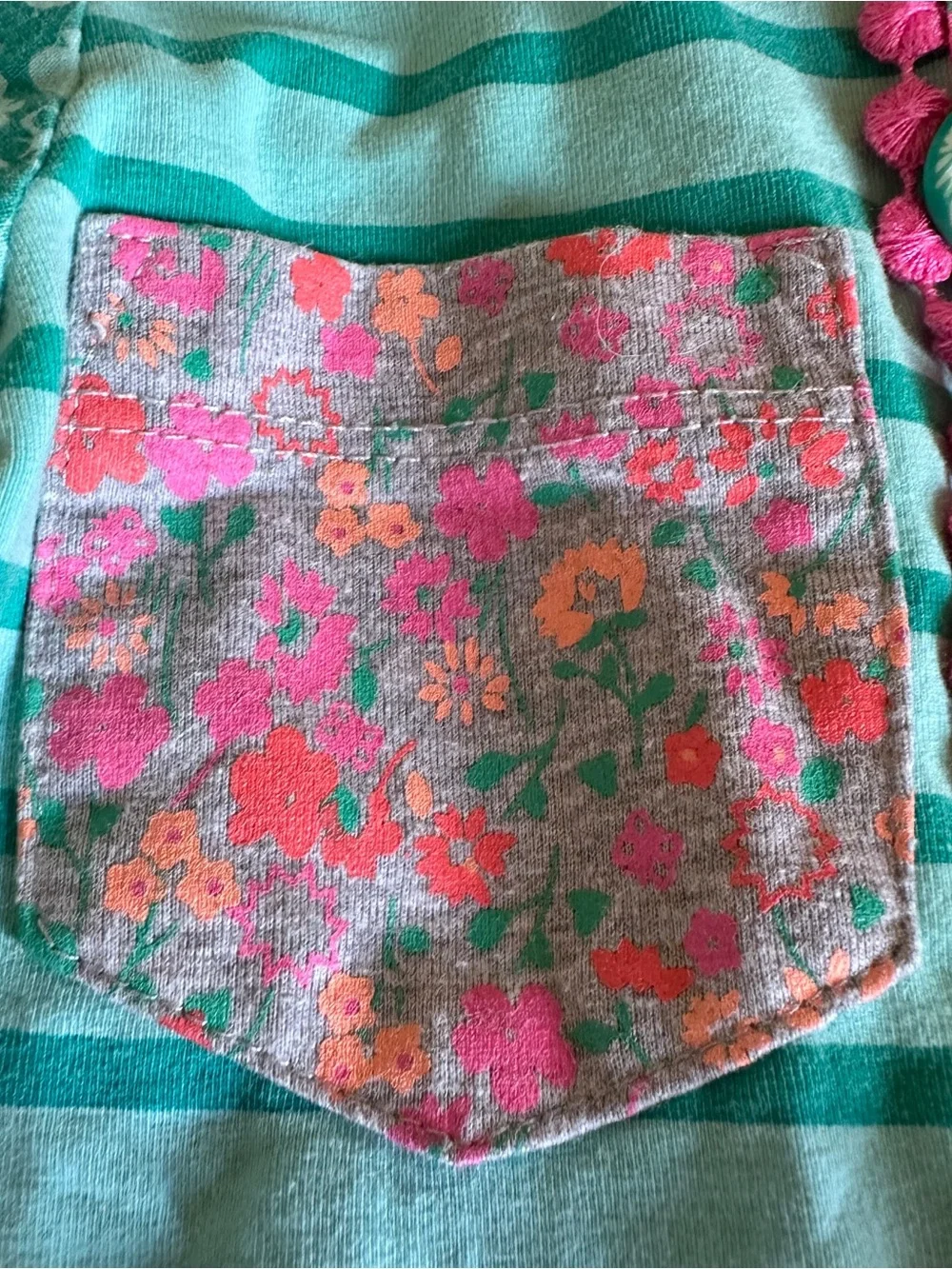 Naartjie green striped dress